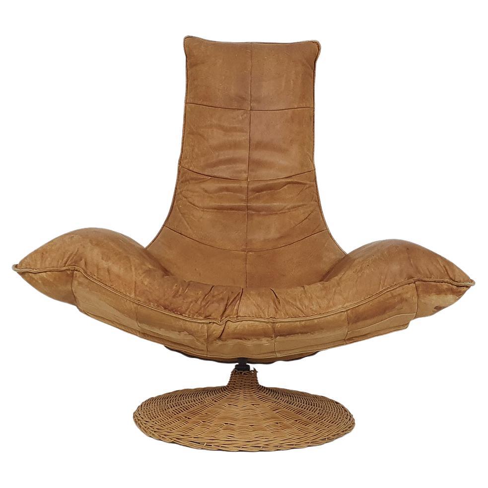 Gerard Van Den Berg for Montis Swivel Lounge Chair, the Netherlands 1970
s