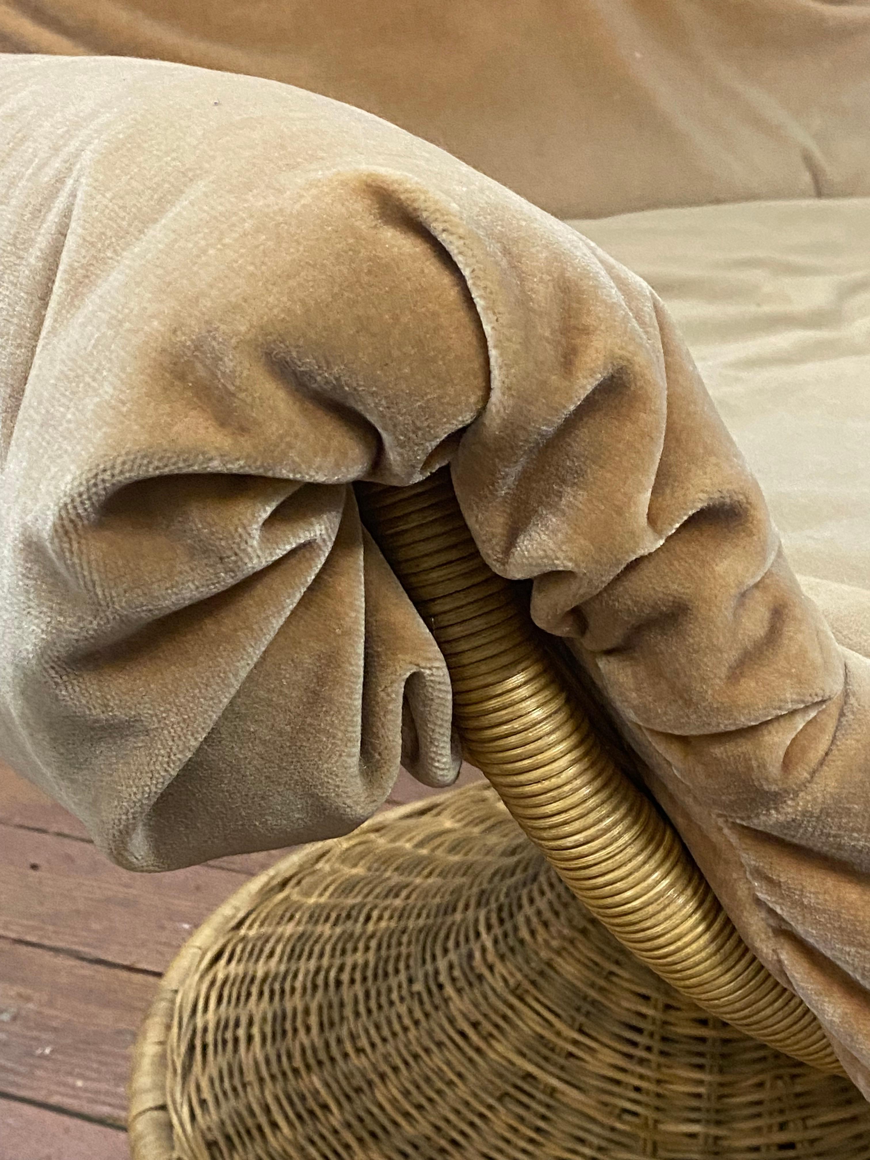 Gerard Van Den Berg pour la chaise longue pivotante en osier de Montis en vente 6