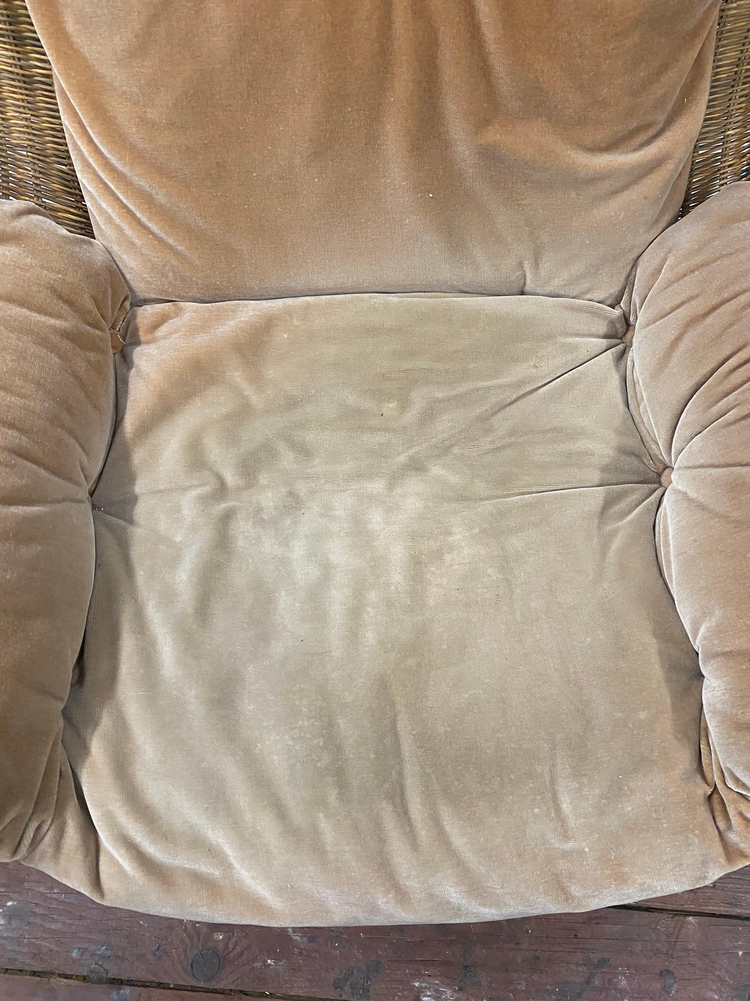 Gerard Van Den Berg pour la chaise longue pivotante en osier de Montis en vente 8