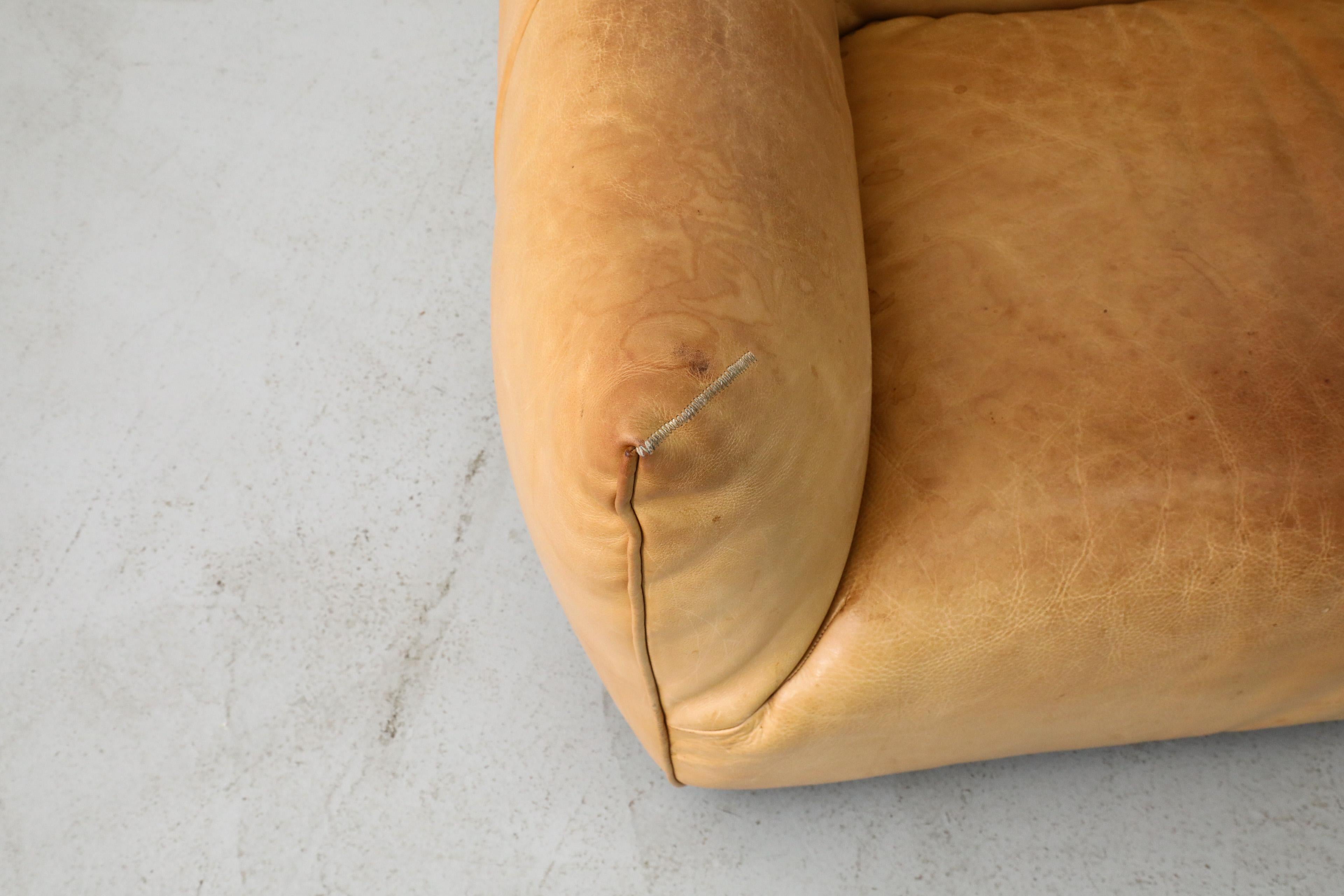 Gerard van den Berg „Havanna“ Leder Loveseat aus Leder im Stil von Mario Bellini 6