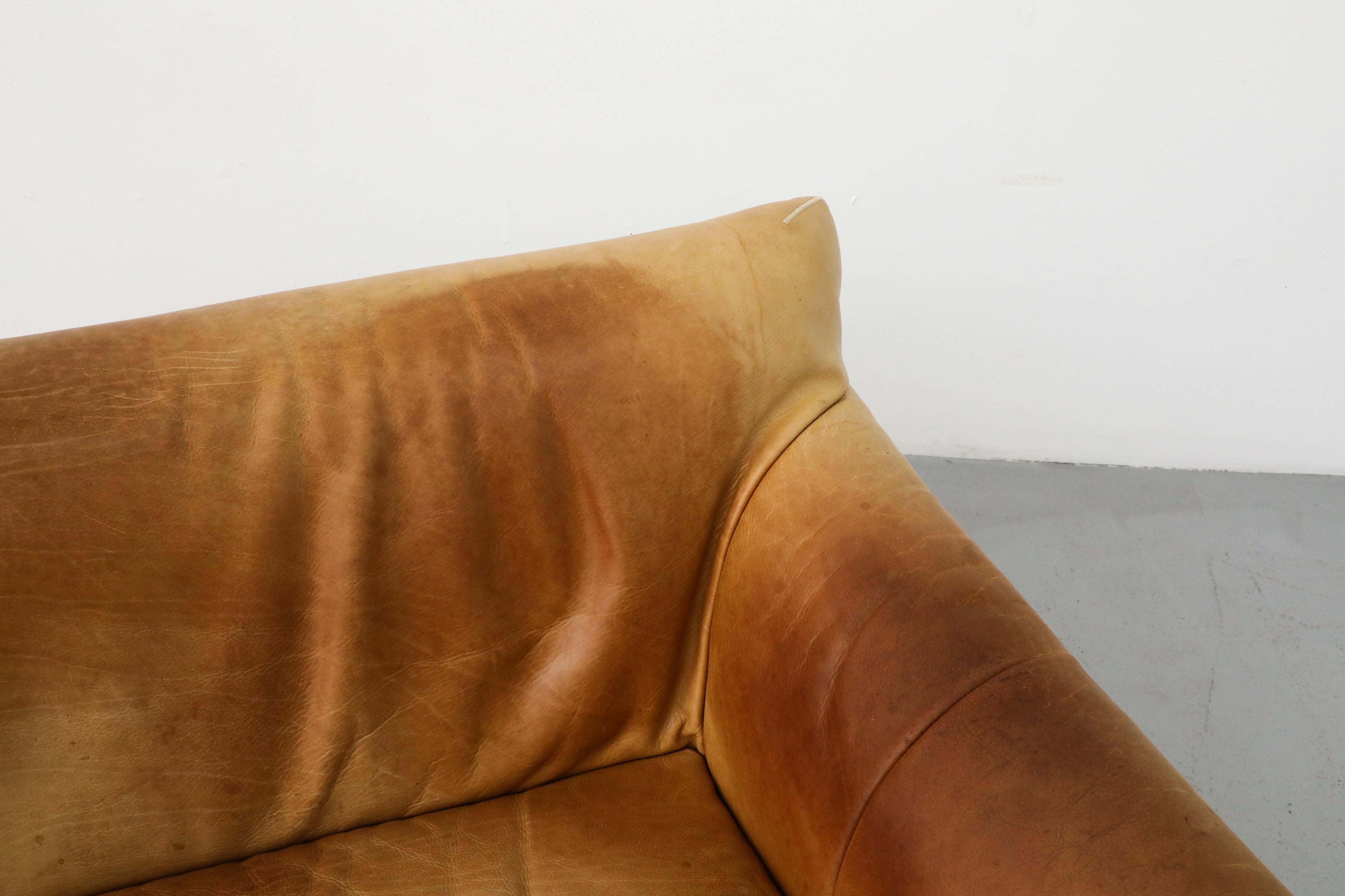 Gerard van den Berg „Havanna“ Leder Loveseat aus Leder im Stil von Mario Bellini 3
