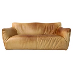 Gerard van den Berg „Havanna“ Leder Loveseat aus Leder im Stil von Mario Bellini