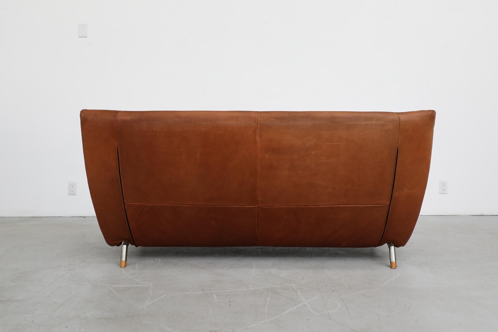 Mid-Century Modern Gerard Van Den Berg Leather 