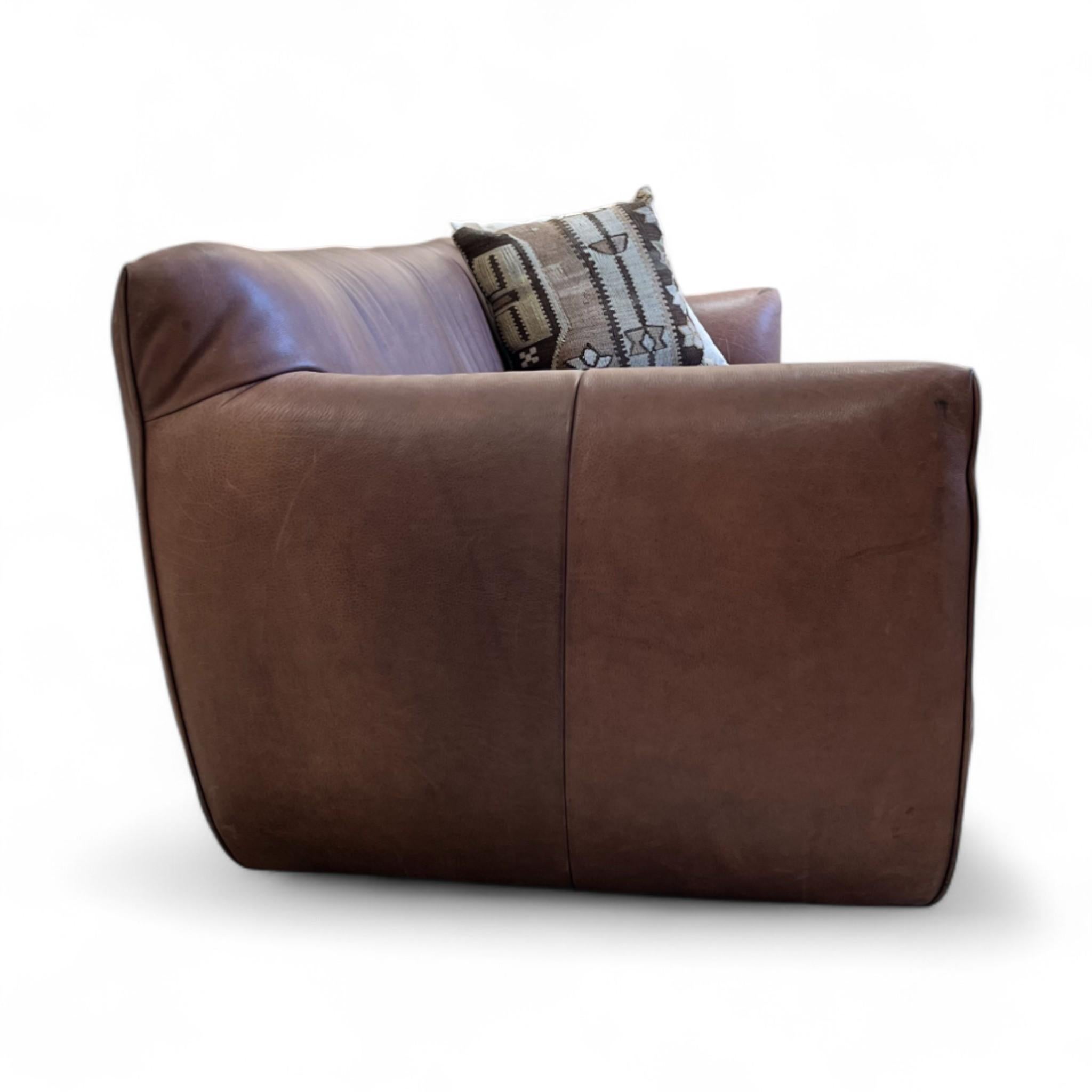 Gerard van den Berg Ledersofa (Moderne der Mitte des Jahrhunderts) im Angebot