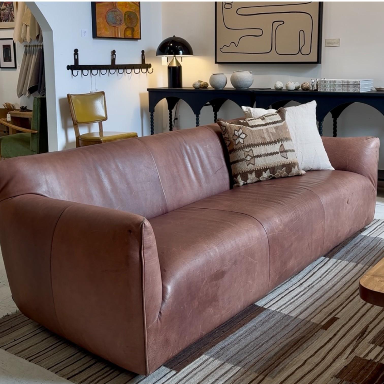 Gerard van den Berg Ledersofa (20. Jahrhundert) im Angebot