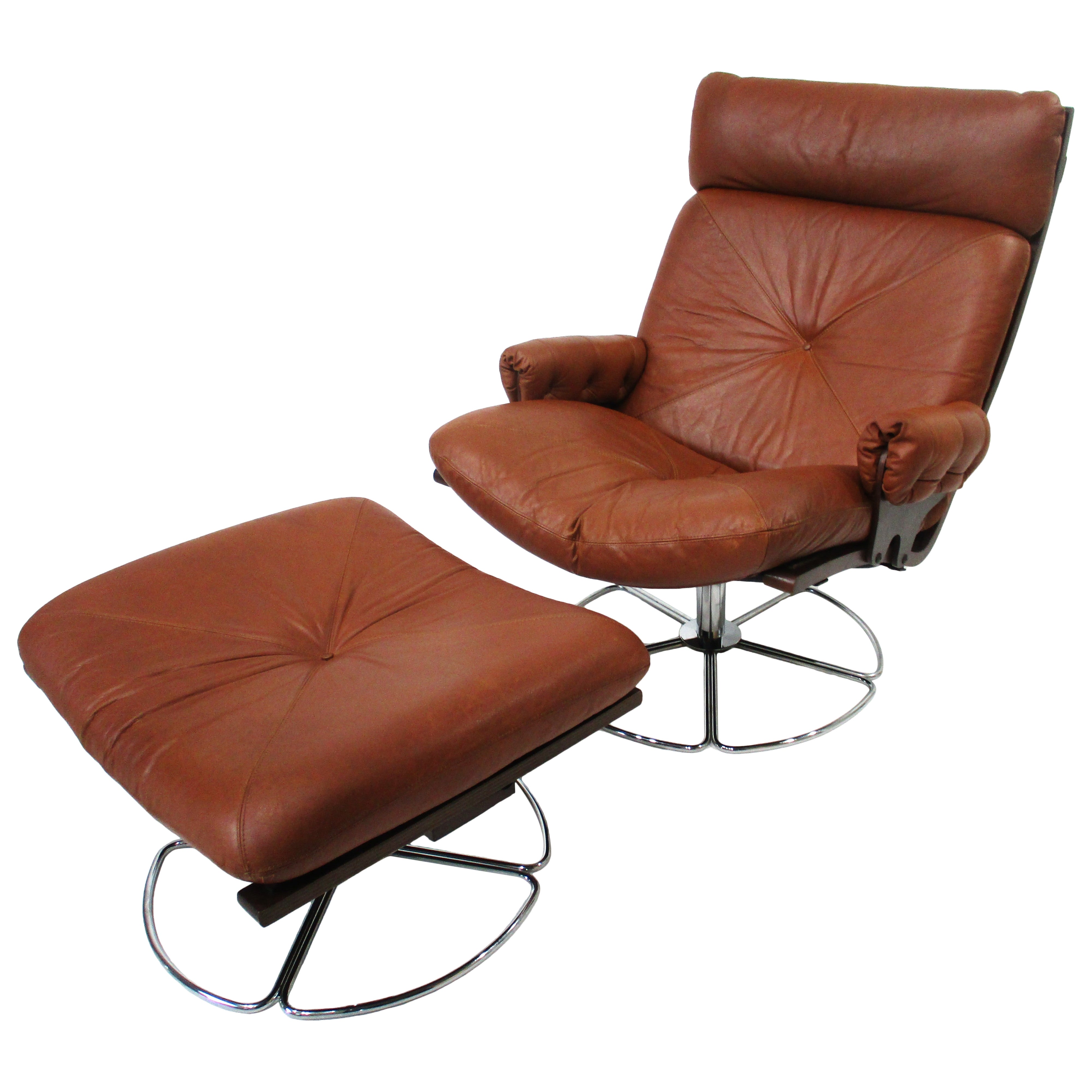 Gerard Van Den Berg Chaise longue / Ottoman- Hollande dans le style de DEN en vente