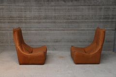 Gerard Van Den Berg Pair of "The Rock" Lounge Chairs for Montis NL, 1970s