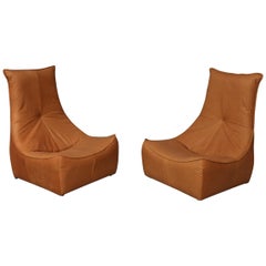 Gerard Van Den Berg Pair of "The Rock" Lounge Chairs for Montis NL, 1970s