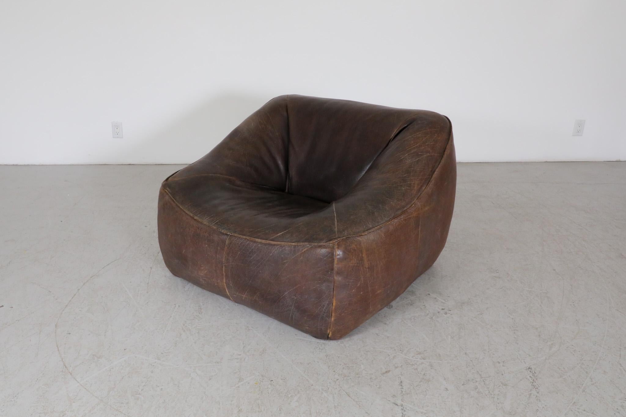 Leather Gerard van den Berg 'Ringo' Lounge Chair for Montis