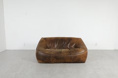 Gerard van den Berg 'Ringo' Loveseat for Montis in Buffalo Leather, 1979
