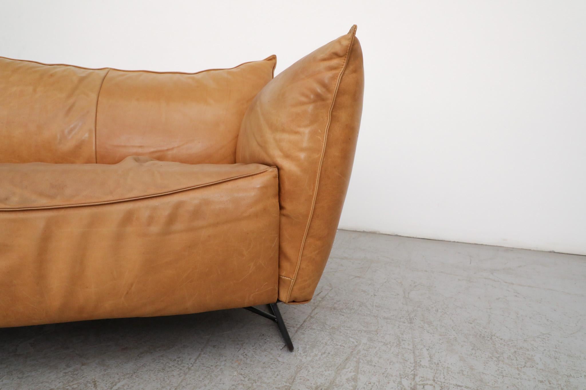 Gerard Van Den Berg Stil Butterscotch 3-Sitzer Sofa für Jess im Angebot 3