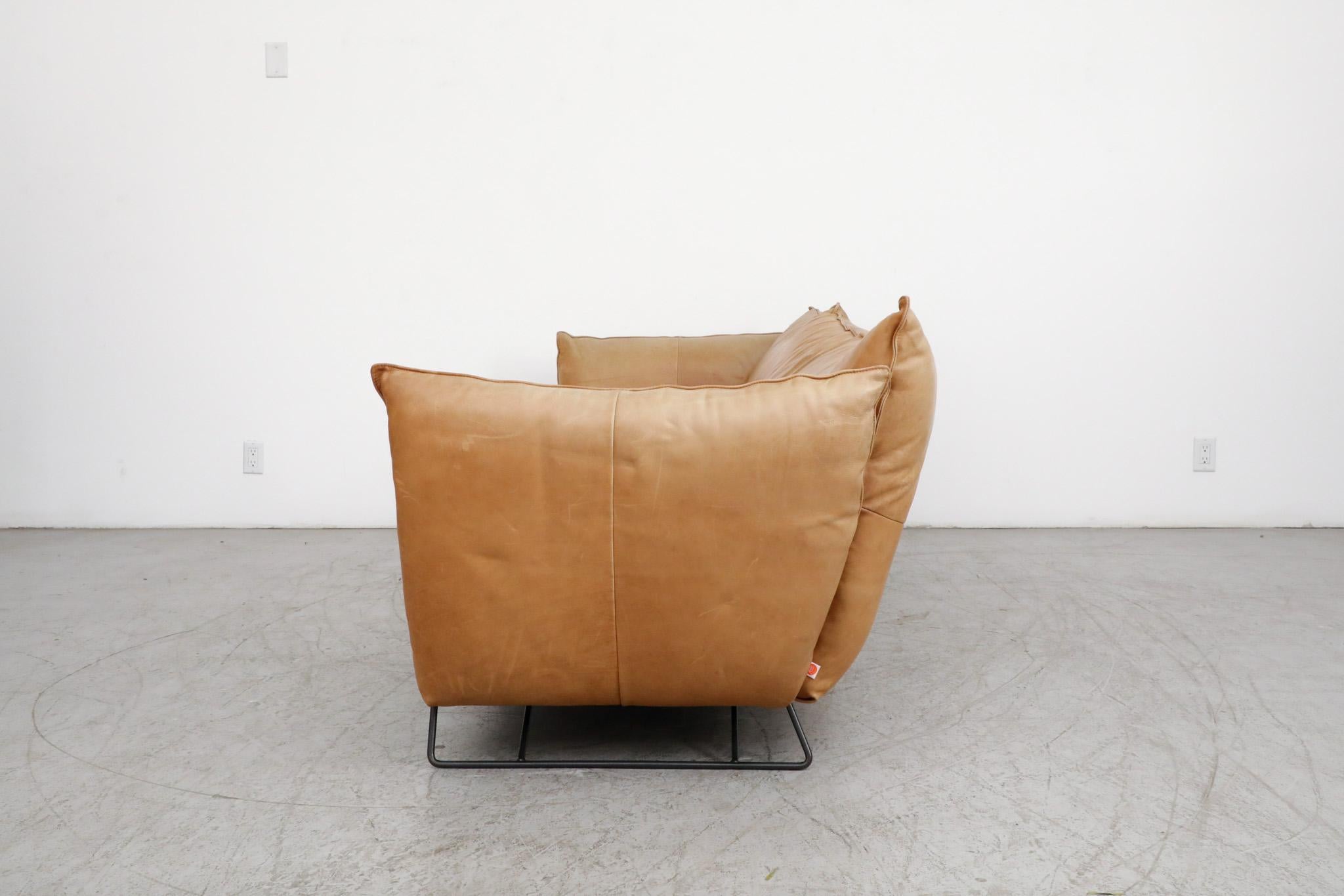 Gerard Van Den Berg Stil Butterscotch 3-Sitzer Sofa für Jess (Niederländisch) im Angebot