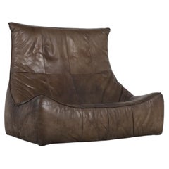 Gerard van den Berg "The Rock" Florence Leather Loveseat, Montis