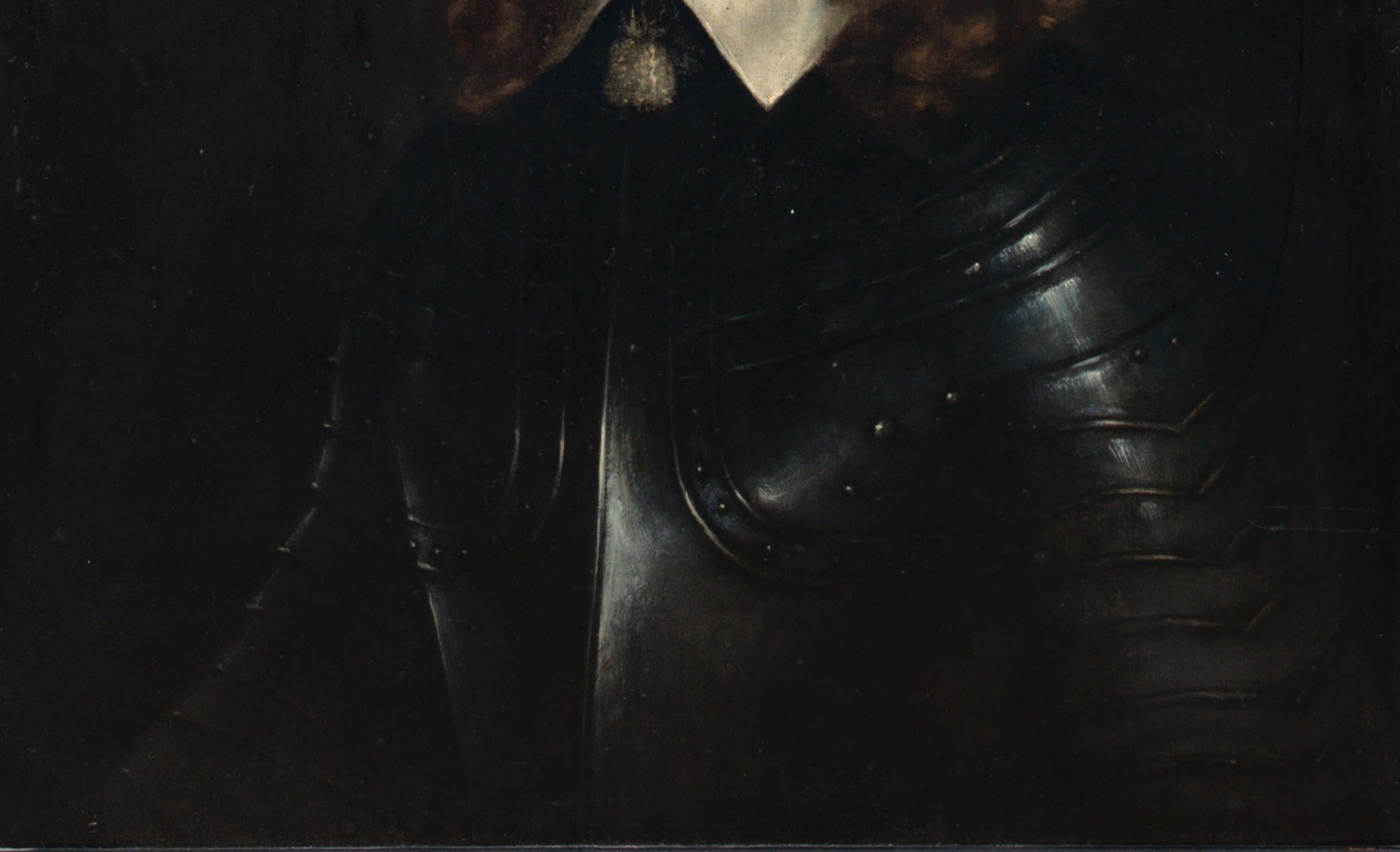 Portrait Of Lieutenant George Addam, dated 1638  circle of Gerard VON HONTHORST  For Sale 2