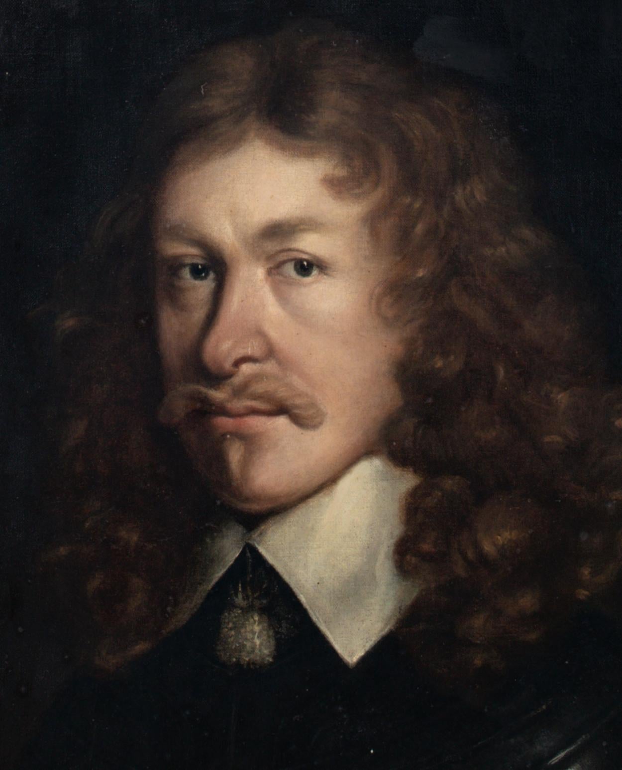 Portrait Of Lieutenant George Addam, dated 1638  circle of Gerard VON HONTHORST  For Sale 4