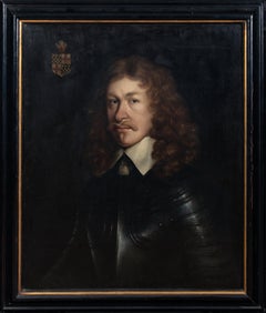 Portrait Of Lieutenant George Addam, dated 1638  circle of Gerard VON HONTHORST 