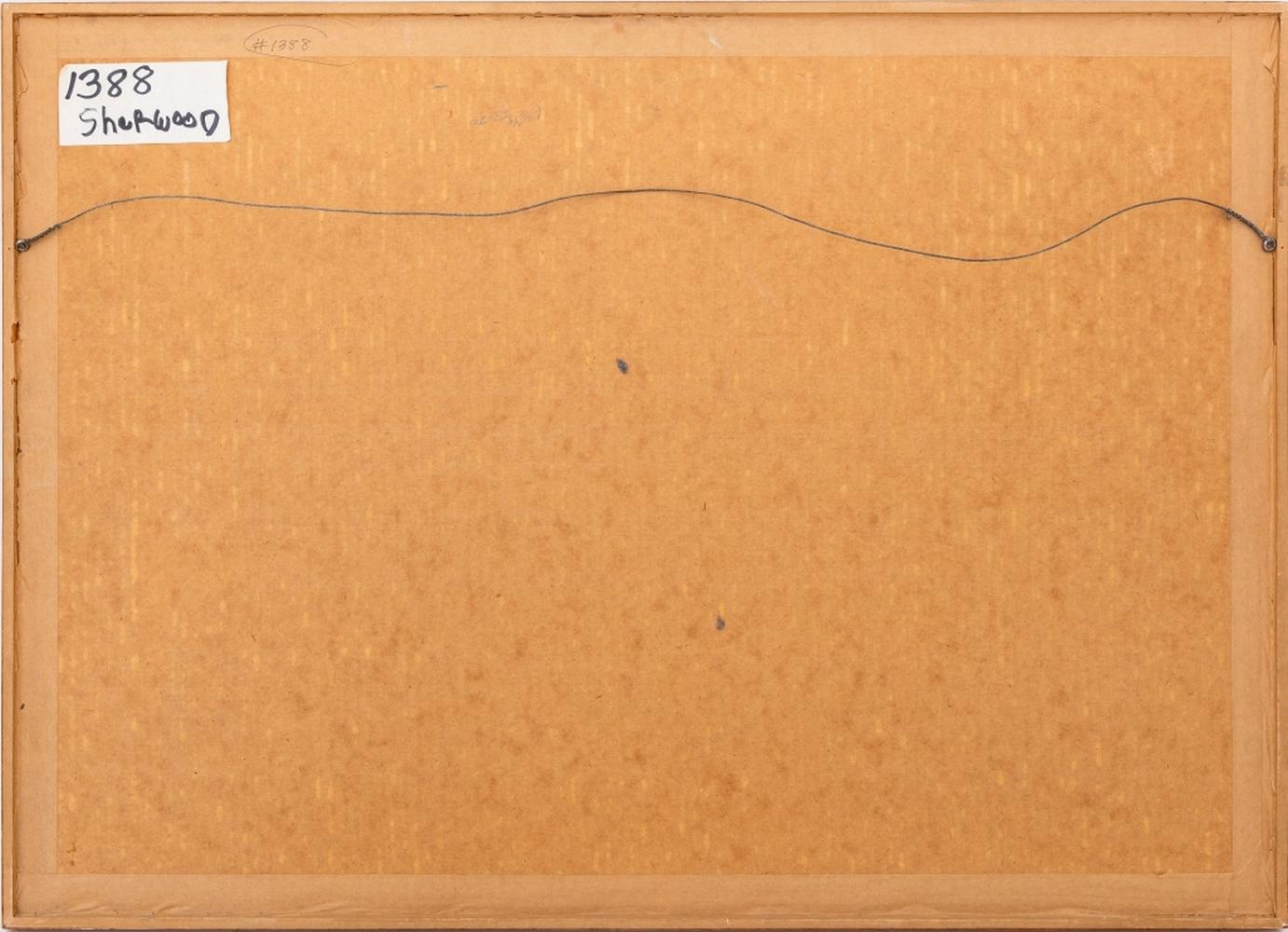 Gerard Vulliamy Abstraktes Aquarell auf Papier im Angebot 1