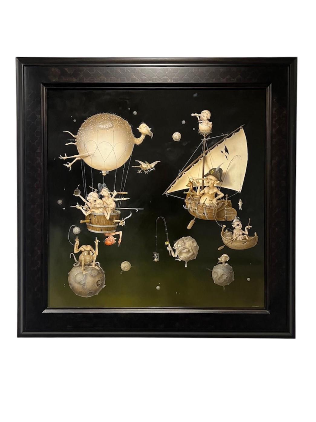 La Conquête du Ciel Conquest of the Skies Surrealism Contemporary Space Creature