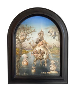 Les Oiseaux du Loch The Birds of Loch Surrealist Creature Landscape Contemporary