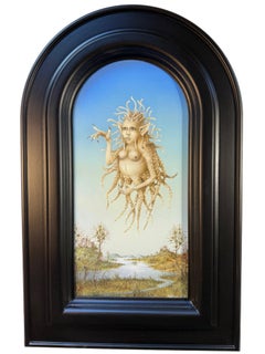 Levitation Surrealist Landscape River Creature Contemporary