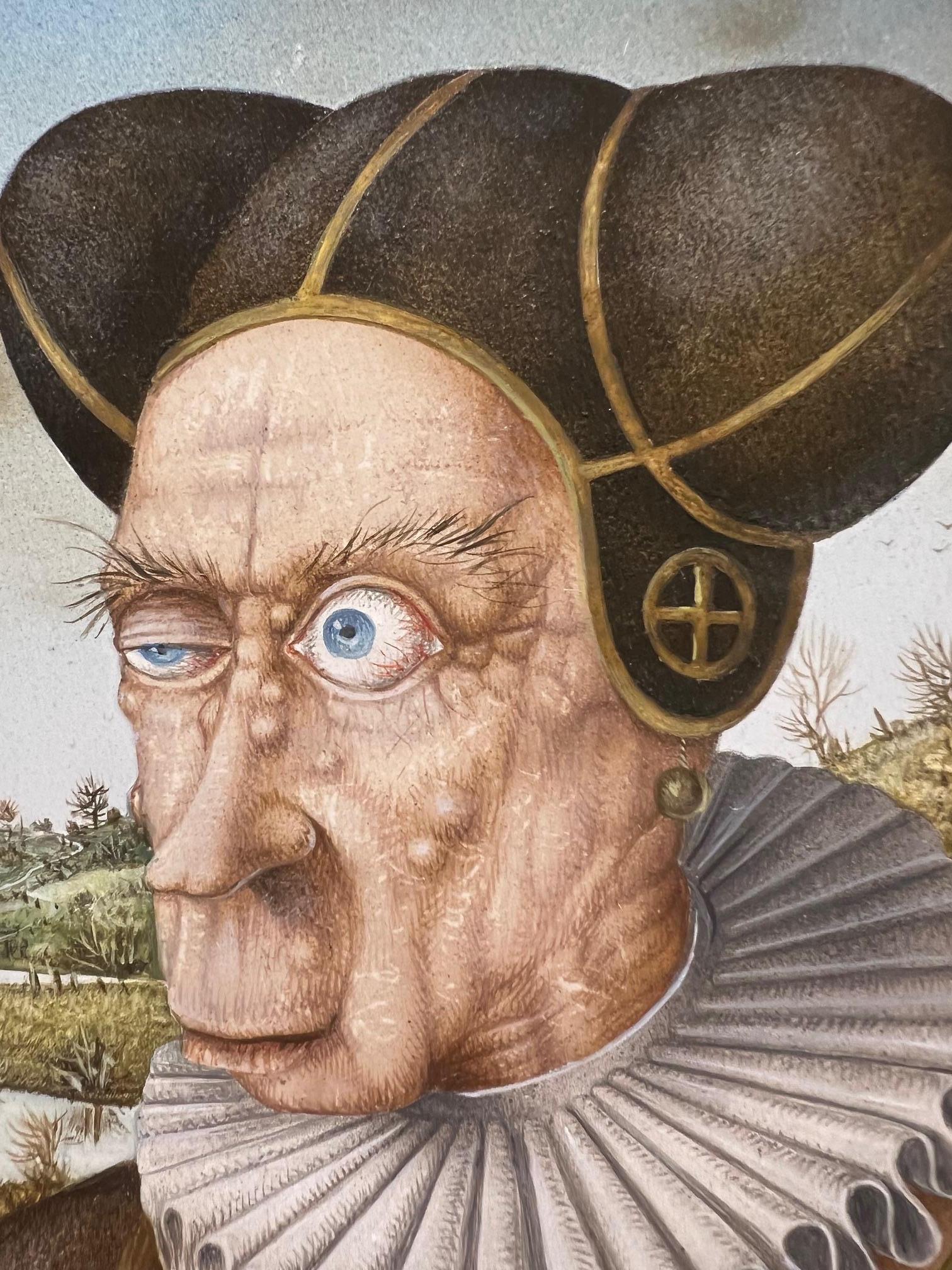 Philippe le Beau et Jeanne la Folle die Schöne und die Verrückte Tempera Vorrätig – Painting von Gérard Willemenot