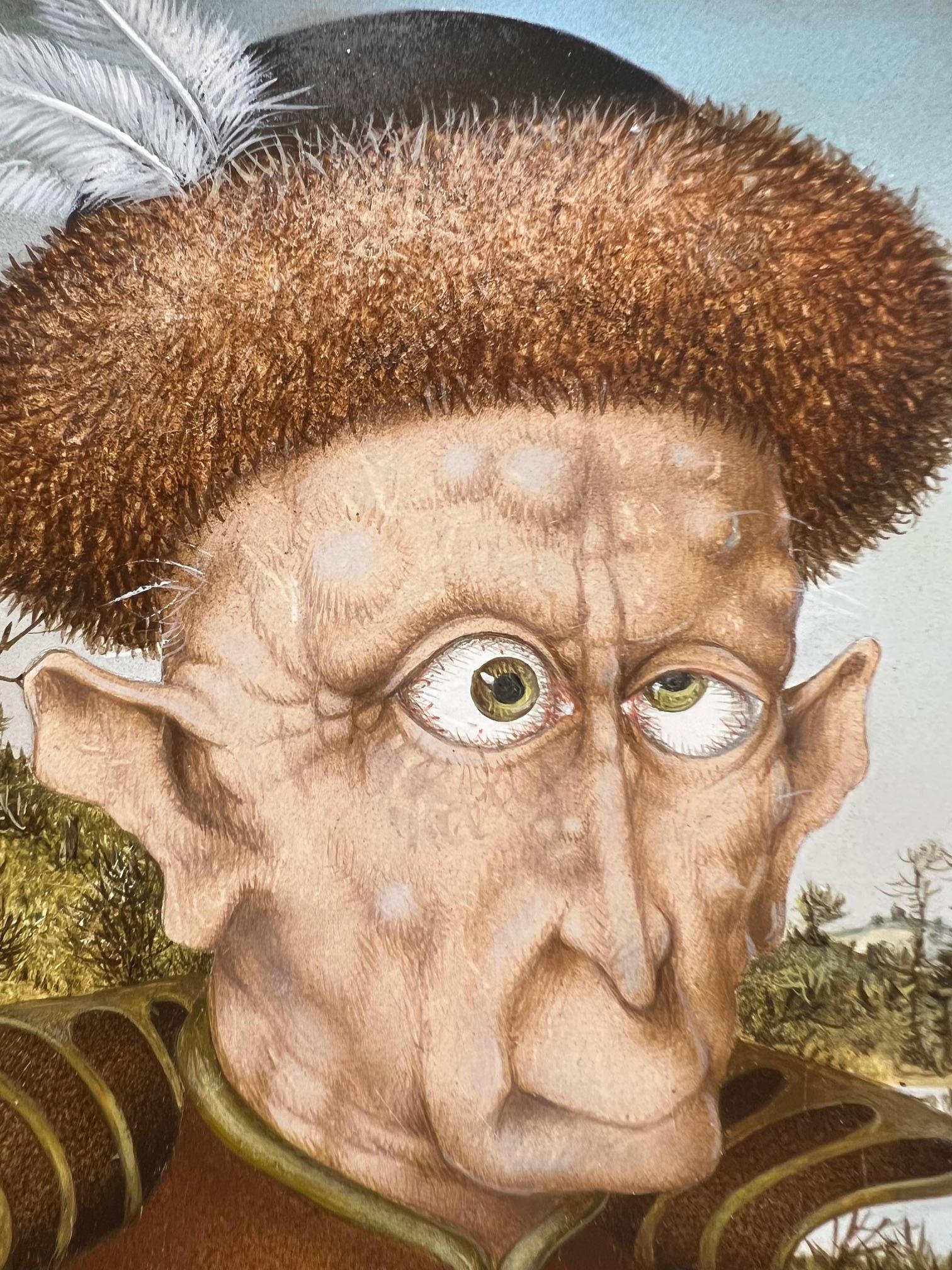 Philippe le Beau et Jeanne la Folle die Schöne und die Verrückte Tempera Vorrätig (Zeitgenössisch), Painting, von Gérard Willemenot