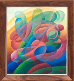 Colori Innamorati, Gerardo Dottori, 1937 (Futurist Abstract Landscape)