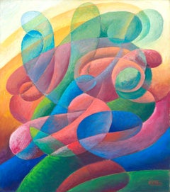 Colori Innamorati, Gerardo Dottori, 1937 (Futurist Abstract Landscape)