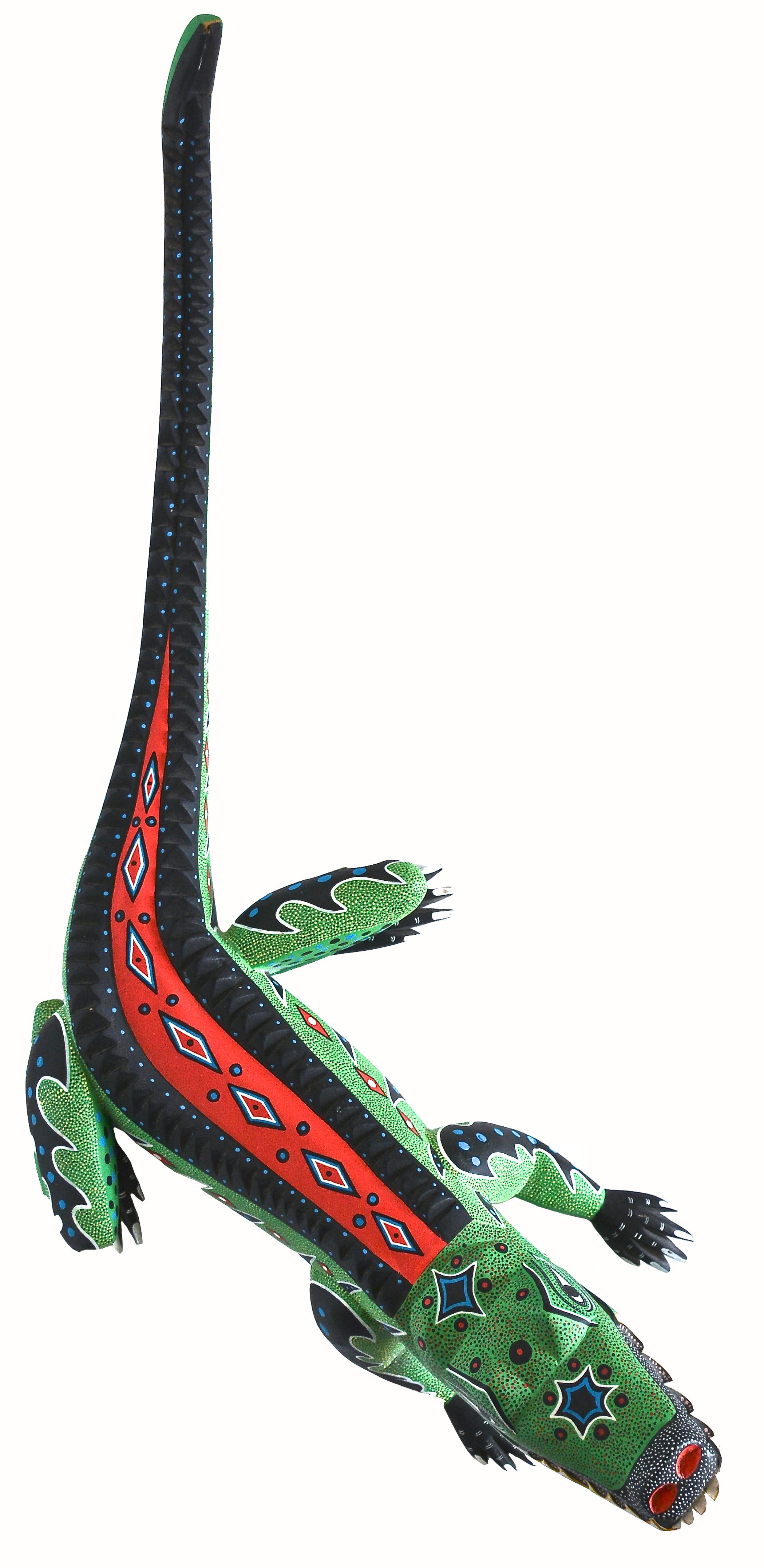 Vintage Alligator du maître sculpteur oaxaque Gerardo Ramirez Morales en vente 1