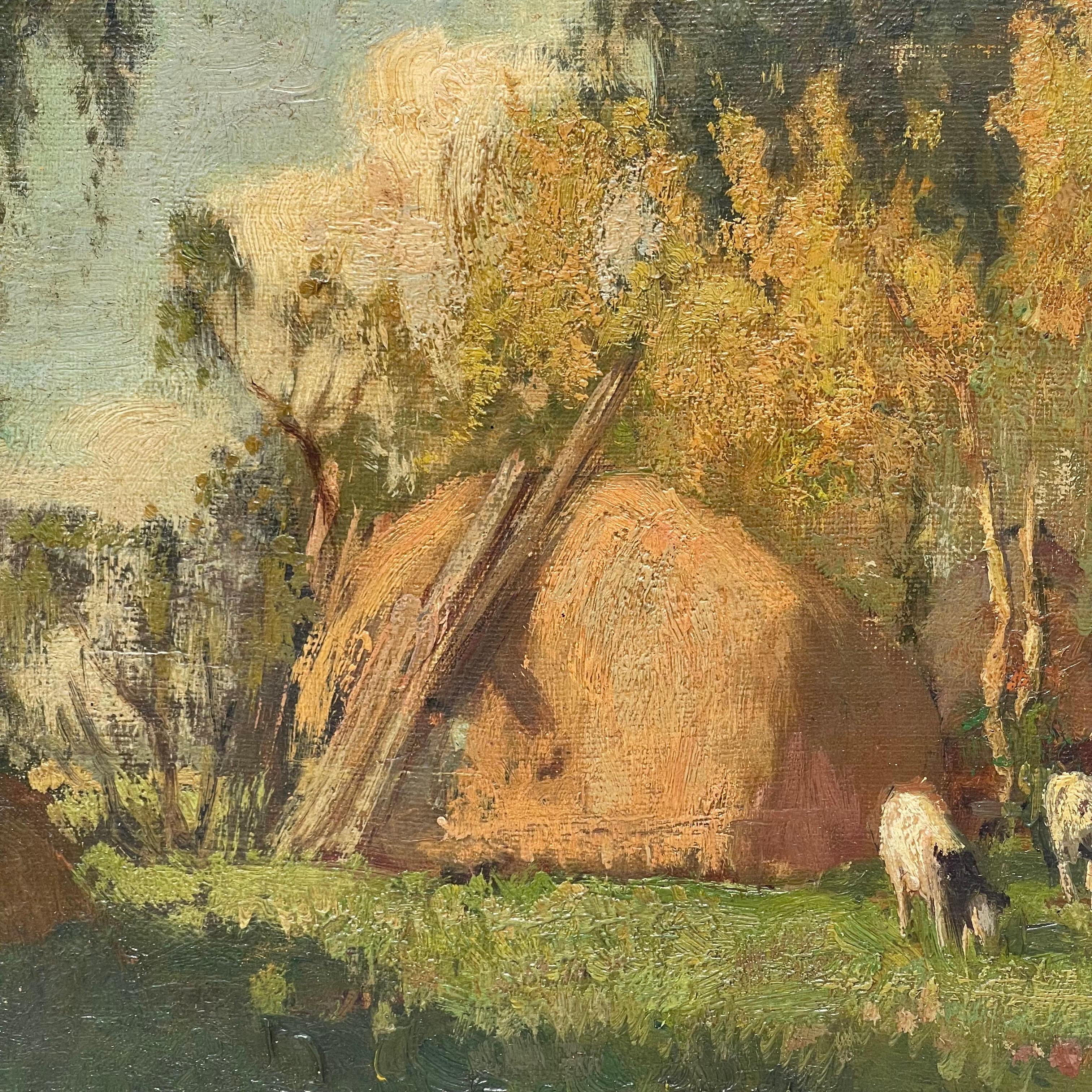 20ième siècle Gerbrand Frederik van Schagen, 1880-1968, Impressionniste néerlandais 