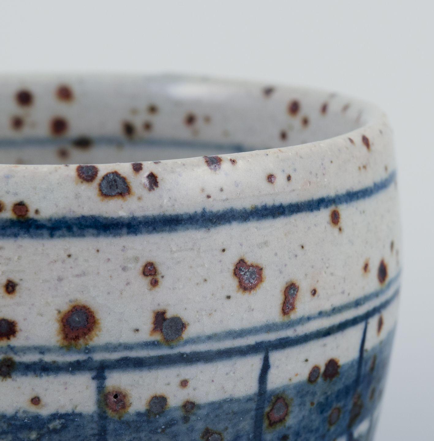 Danese Gerd Hjort Petersen per Royal Copenhagen. Piccolo vaso unico in gres. in vendita
