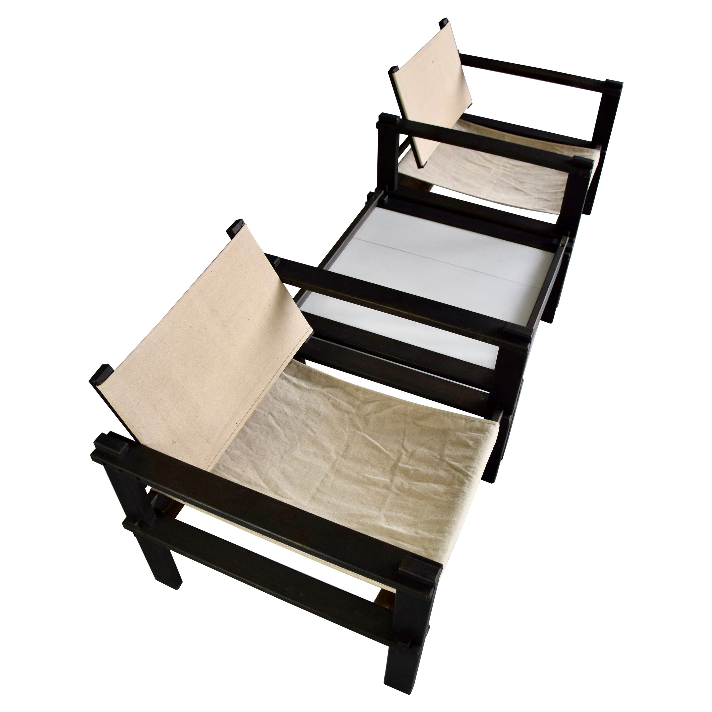 Gerd Lange Farmer Series Chairs and Table