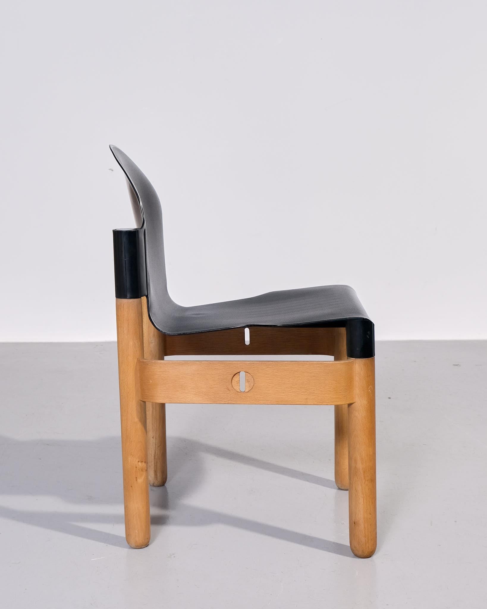 Set di 4 sedie da pranzo 'Flex' di Gerd Lange per Thonet C.C. 1980 in vendita 1