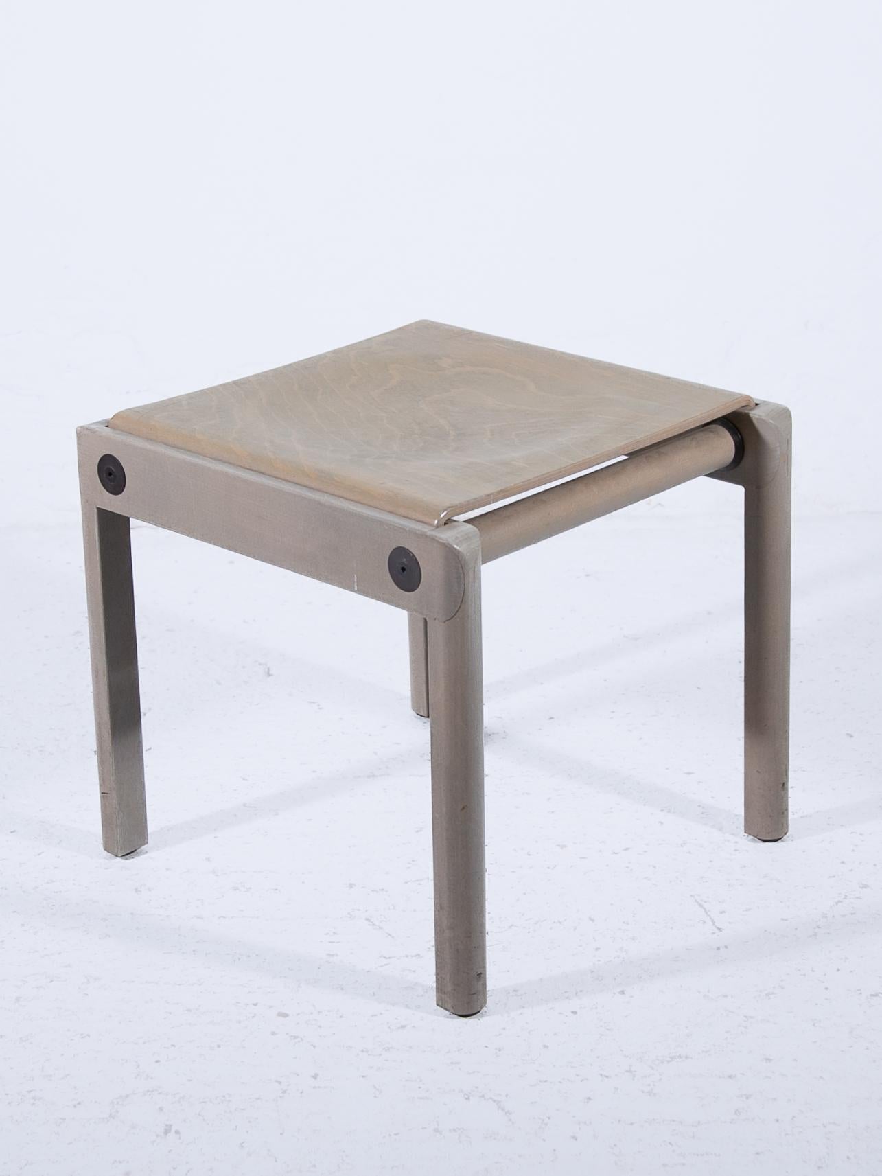 Gerd Lange Juego de dos taburetes diseñados para Thonet, años 70 finales del siglo XX en venta