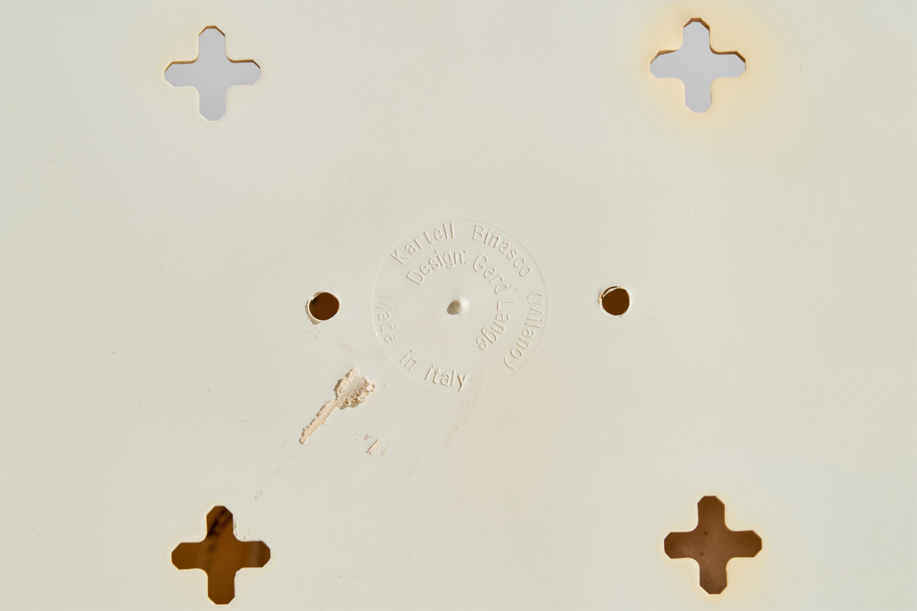 Gerd Lange, Wall Lights, Plastic, Acrylic, Italy, 1970s For Sale 5