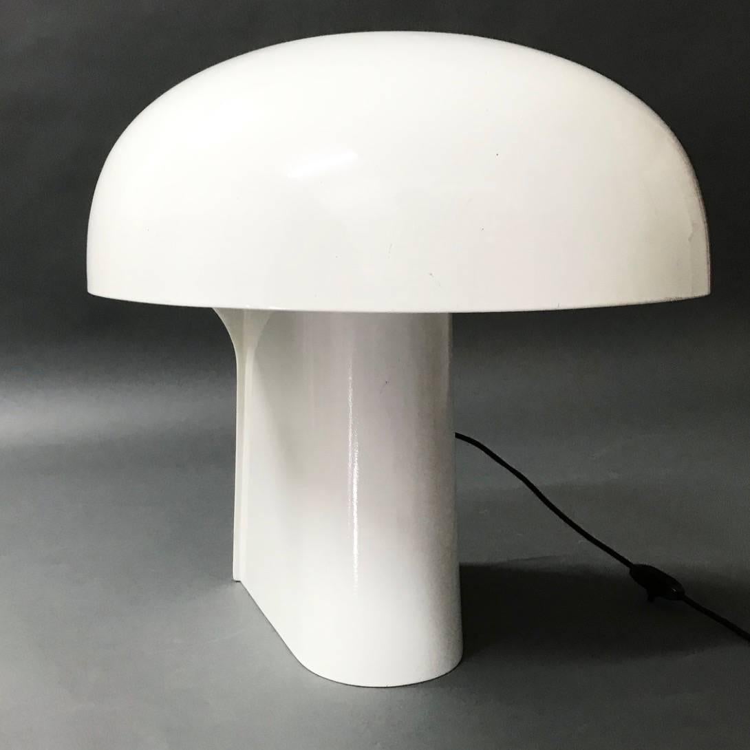 Late 20th Century Gerd Lange White Table Lamp for Fehlbaum, Germany, 1970