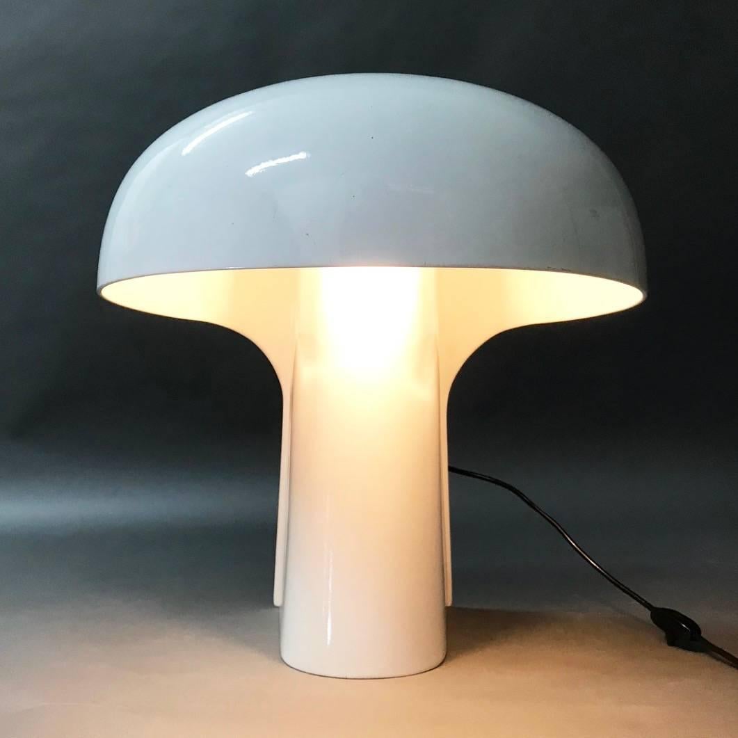 Gerd Lange White Table Lamp for Fehlbaum, Germany, 1970 2
