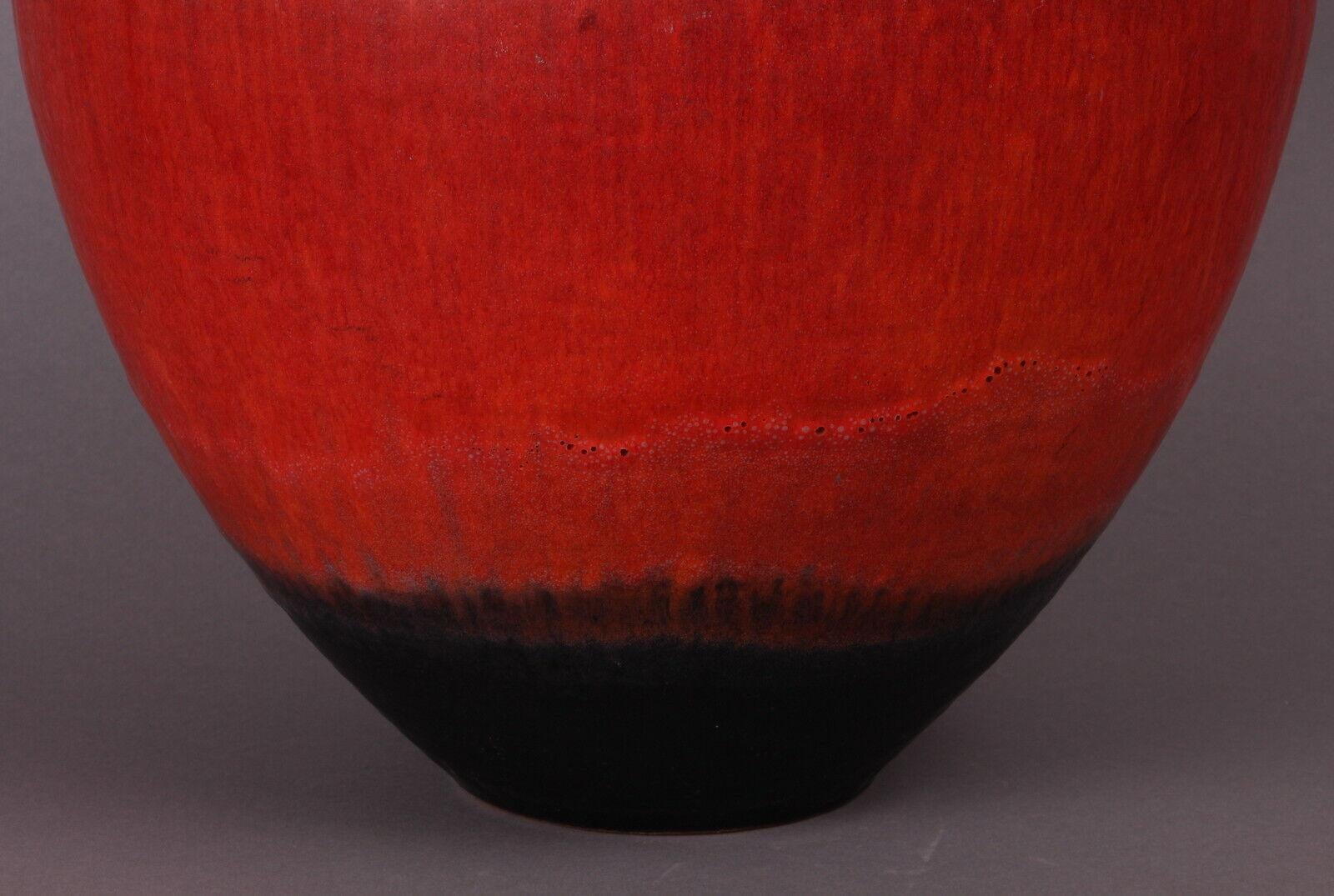Gerda Heuckeroth pour Carstens Tönnieshof Vase de sol allemand Xxl du milieu du siècle 1960s en vente 2