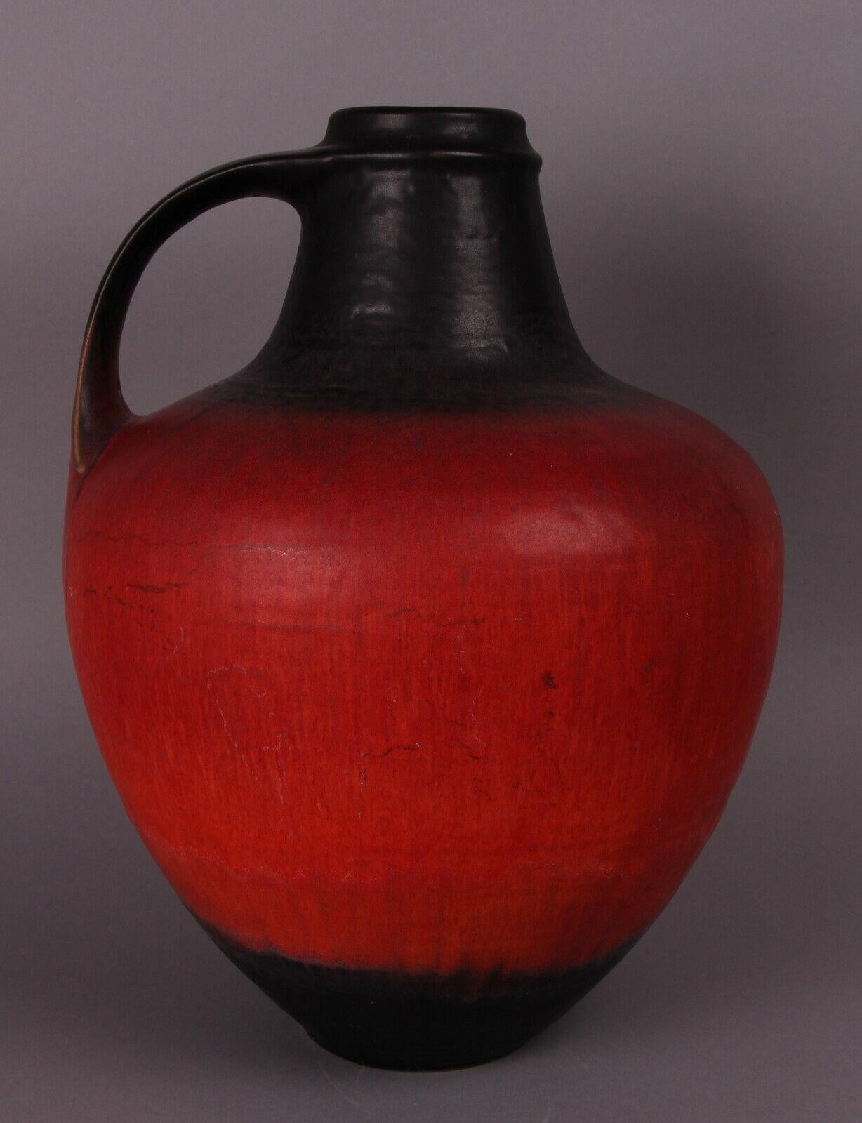 Gerda Heuckeroth pour Carstens Tönnieshof Vase de sol allemand Xxl du milieu du siècle 1960s en vente 4