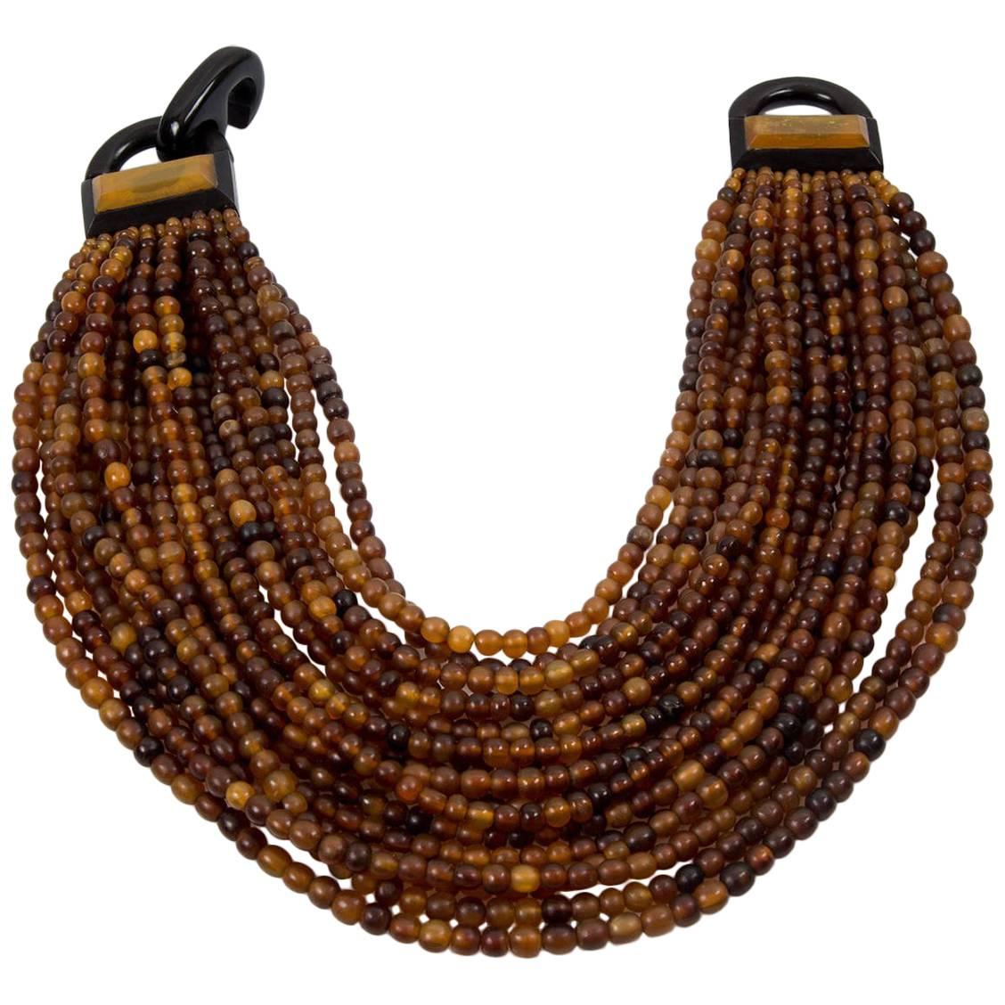 Gerda Lynggaard for Monies - Collier de corne à plusieurs brins