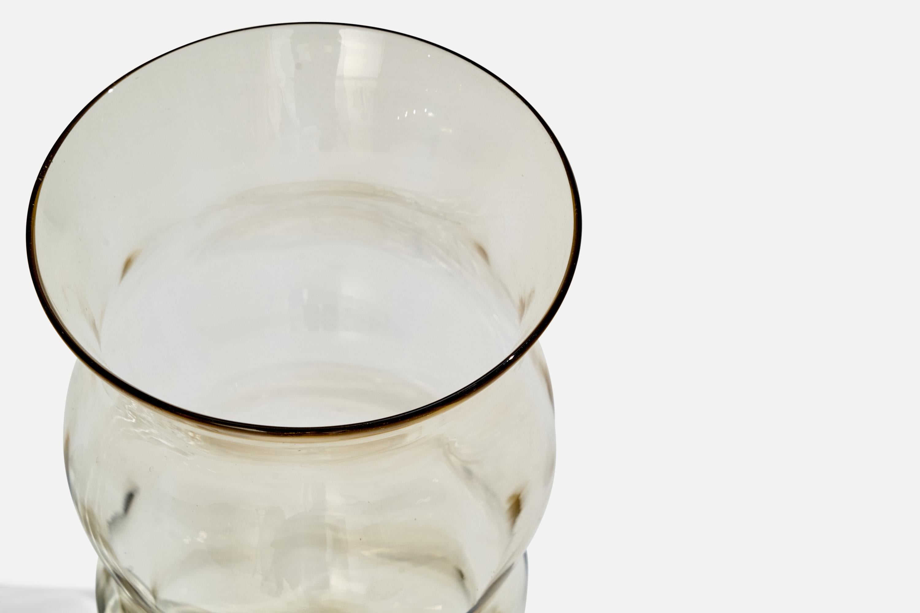 Gerda Strömberg, Vase, Verre, Suède, années 1920 en vente 1