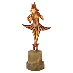 Gerdago's 'Cosmic Dance': Art Déco Austrian Bronze Chryselephantine Sculpture