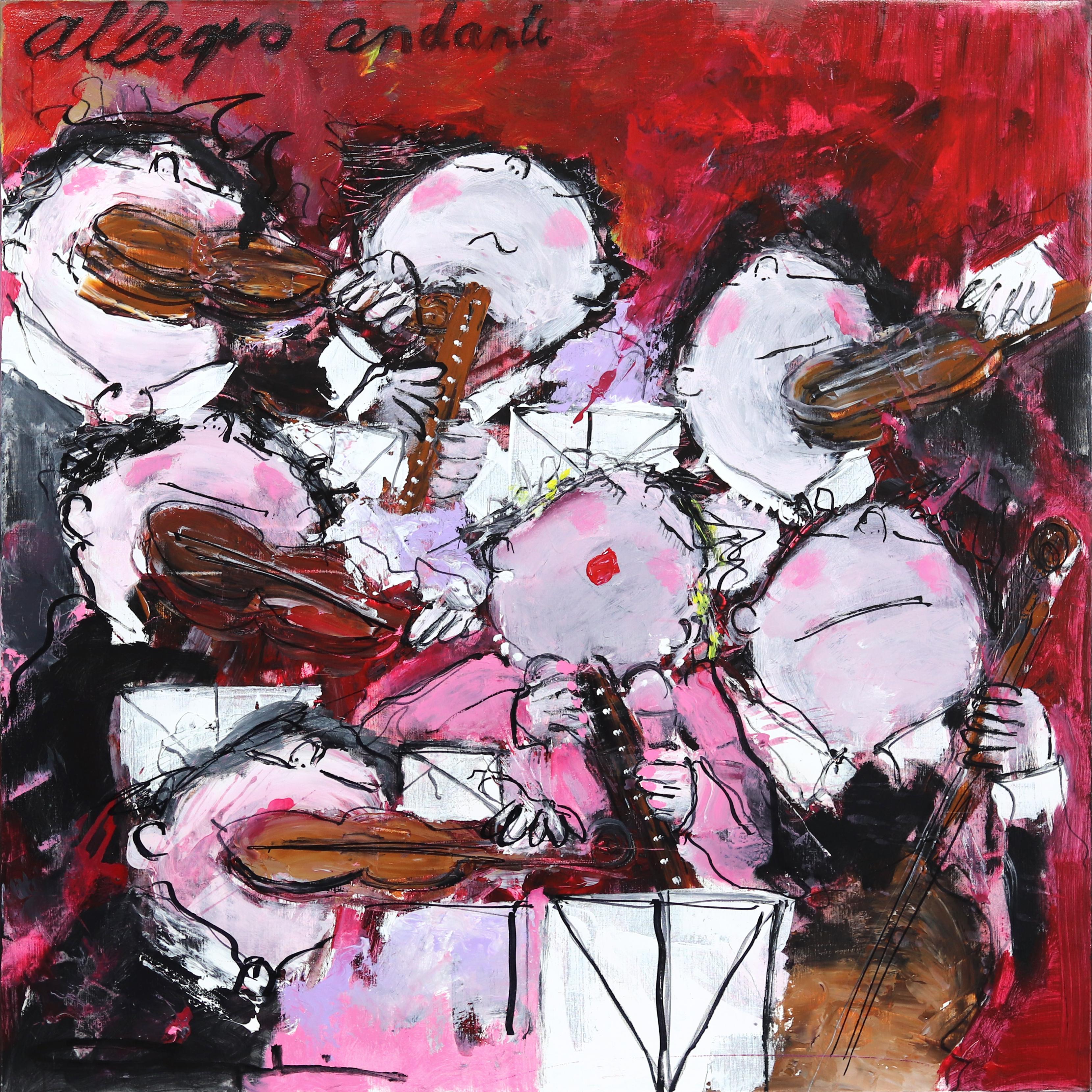 Gerdine Duijsens Abstract Painting - Allegro Andante
