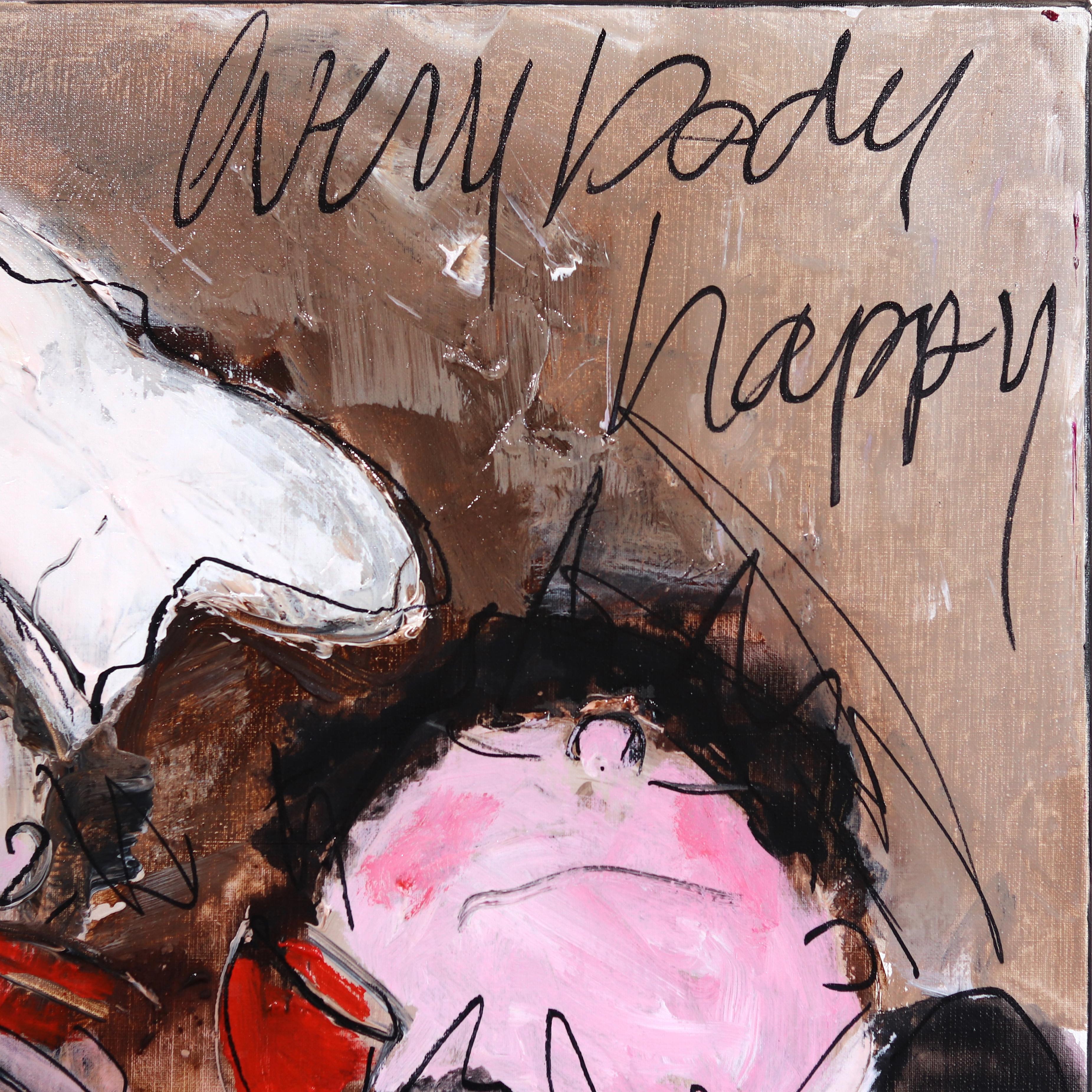 Everybody Happy - Original Bold Delightful Figurative Painting For Sale 3