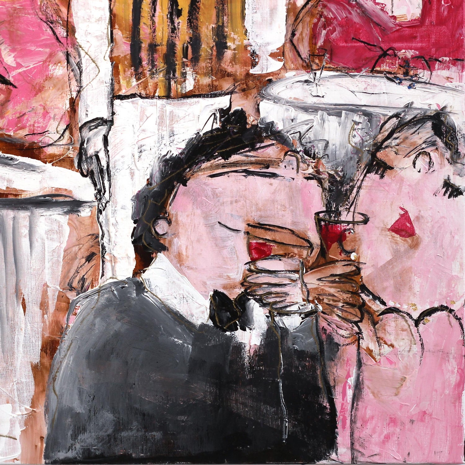 Montepulciano Large Original Painting
