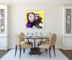 Purple Lady - Figure evocative che celebrano la vita con un drink