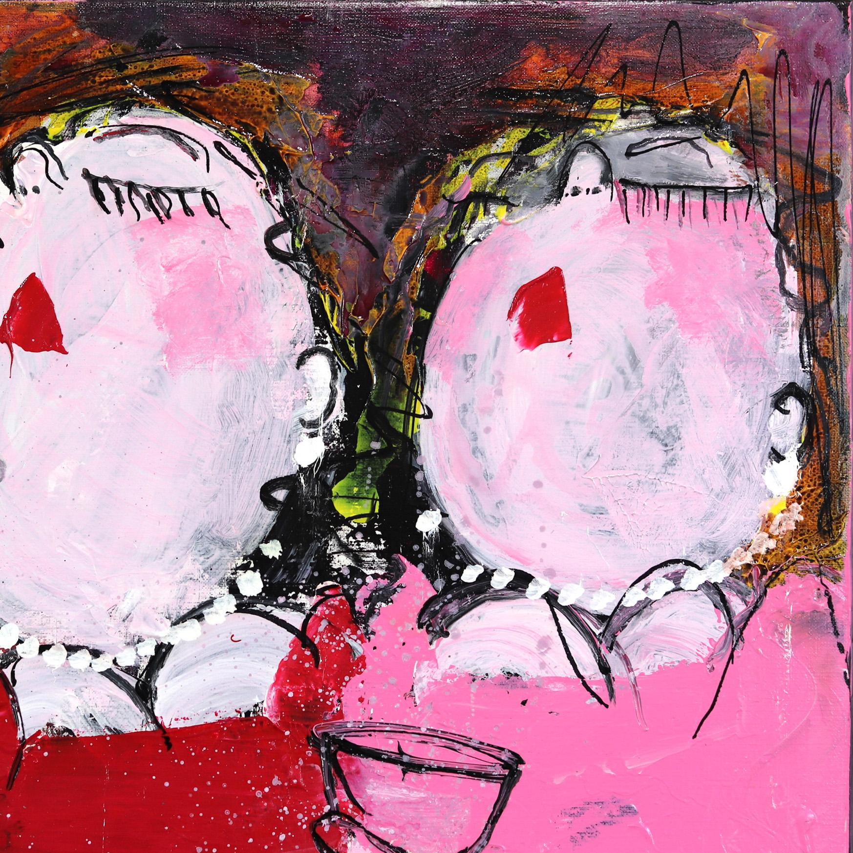 Le figure spiritose ed evocative di Gerdine Duijsens sono immediatamente riconoscibili e indimenticabili. Attraverso colori vivaci e audaci e segni energici, i suoi dipinti emettono un senso di piacere e appagamento. La loro natura candida porta