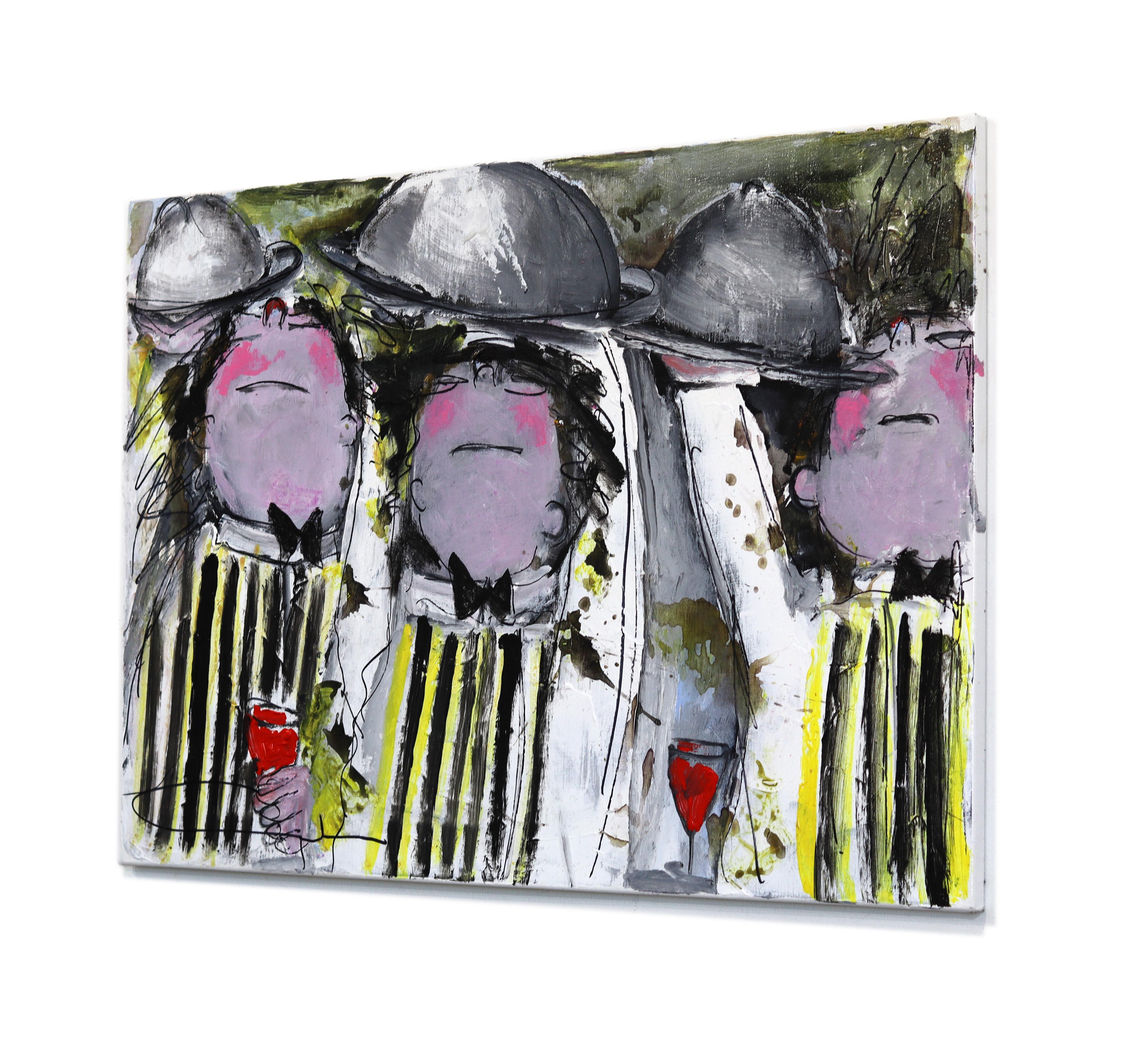 Gerdine Duijsens’ spirited and evocative figures are instantly recognizable and unforgettable. Through lush, bold colors and energetic marks, her paintings emit a sense of pleasure and contentment. Their candid nature brings delight into the rooms
