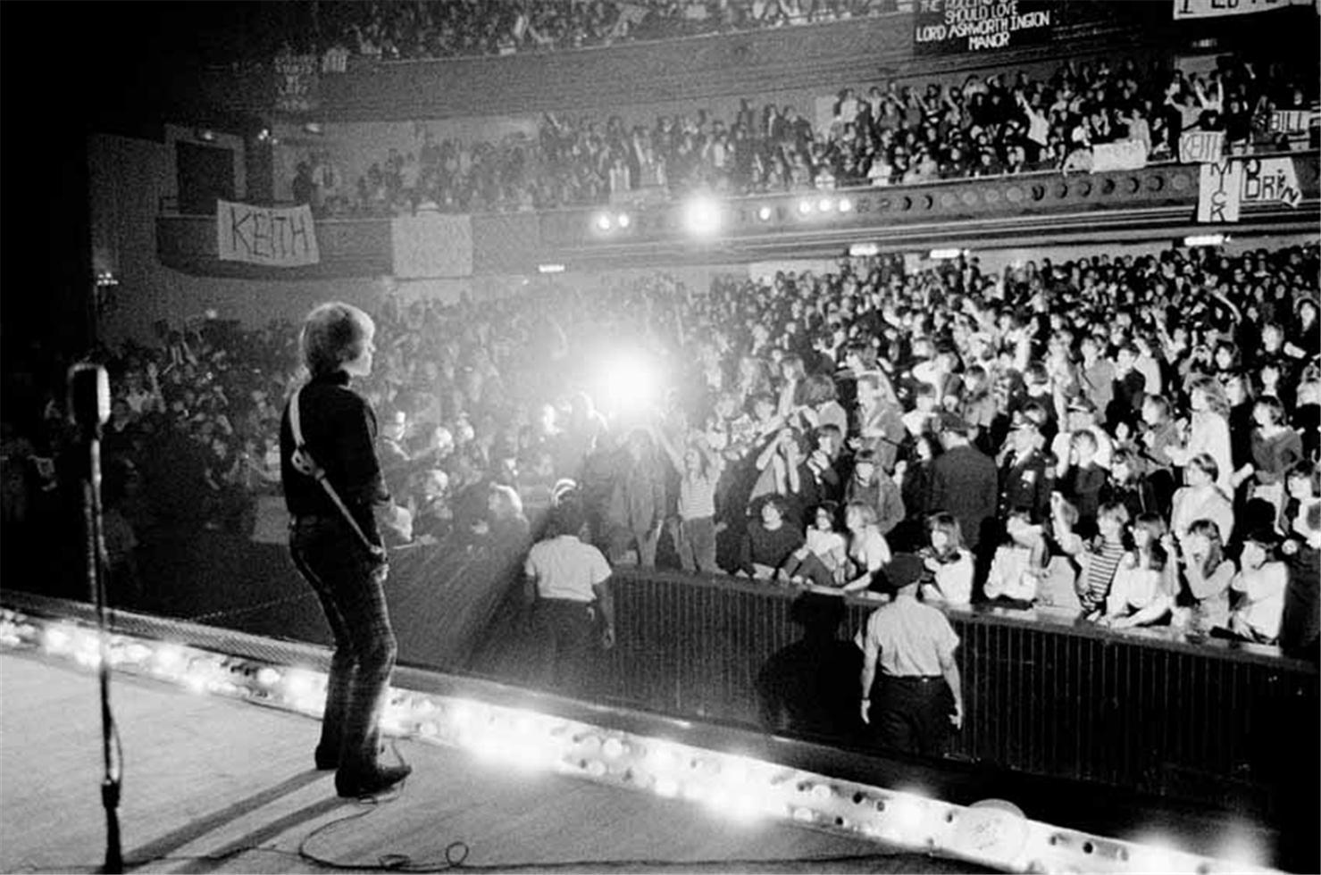 Gered Mankowitz Black and White Photograph - Brian Jones on stage