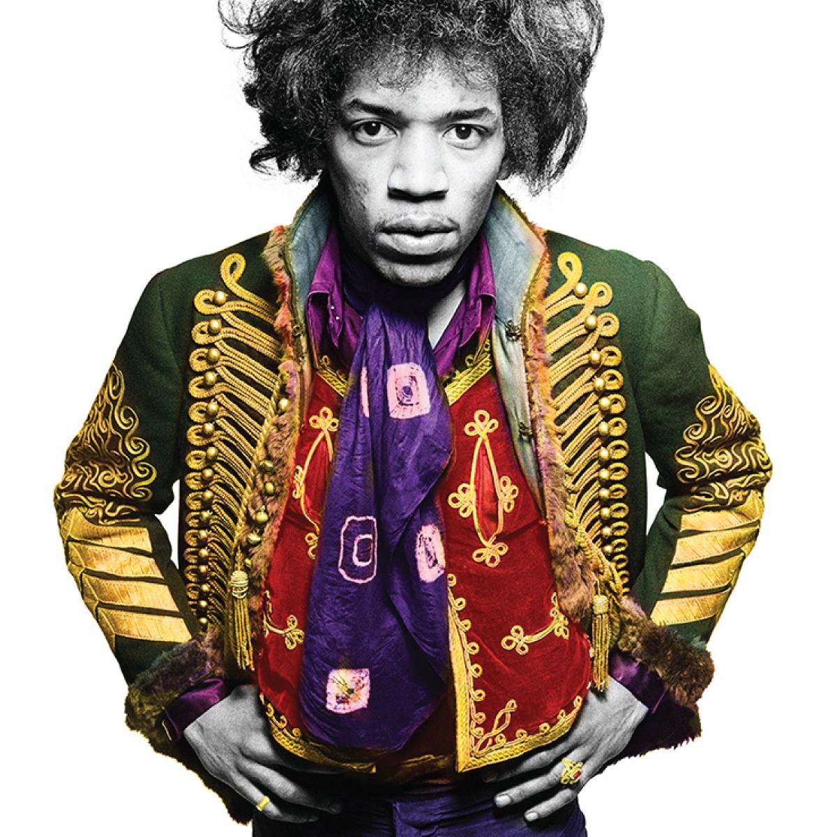 Jimi Hendrix classic color by Gered Mankowitz - Signed limited edition 49/50 For Sale 1